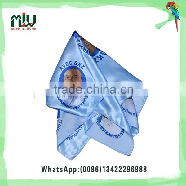 Leader Custom Wholesale Square High Quality Silk Scarf photo-2