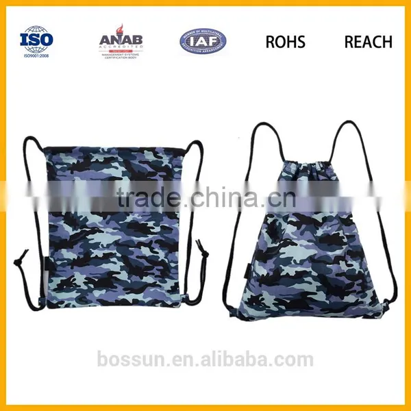 Promotional Custom Printed String Bag Sport Drawstring Bag for GYM photo-2