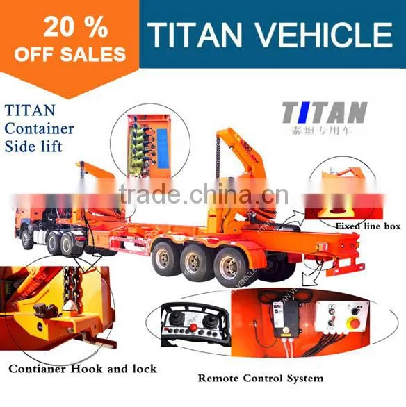 TITAN Low Prices 37 Ton 20 Feet 40ft Container Side Lifter for Sale photo-4