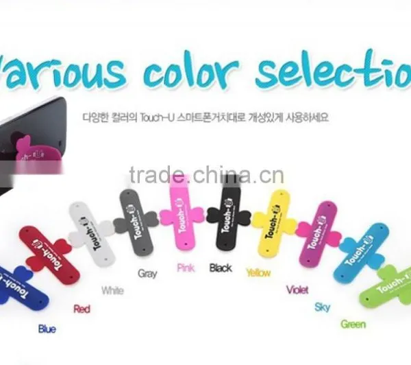 Custom 3m Sticky Silicone One Touch-U Mobile Phone Display Stand photo-3