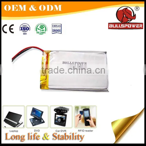 383562 3.7v 900mah Rechargeable Lithium Polymer Battery photo-4