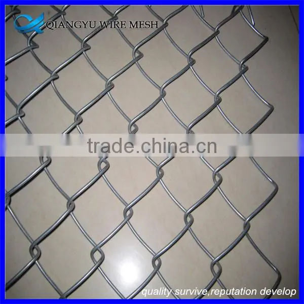 High Quality Galvanized Chain Link Fence, Diamond Wire Netting, Chain Link Wire Mesh Anping Manufacturer photo-6