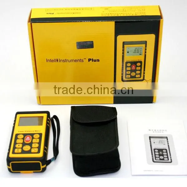 Digital 100M Laser Range Finder Distance Meter/ w/ +/-2mm Accuracy Length, Area, Volume, Width, Clearance, Pythagorean Theorem photo-2