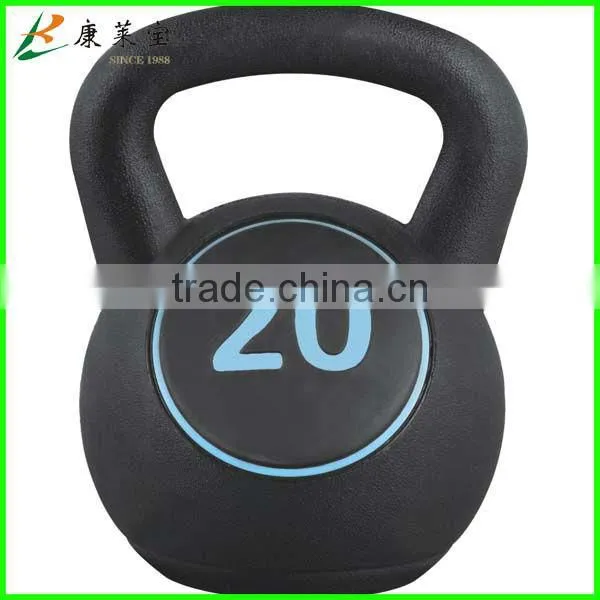 Sand and Concrete Filled Vinyl Kettle Bell Set photo-6