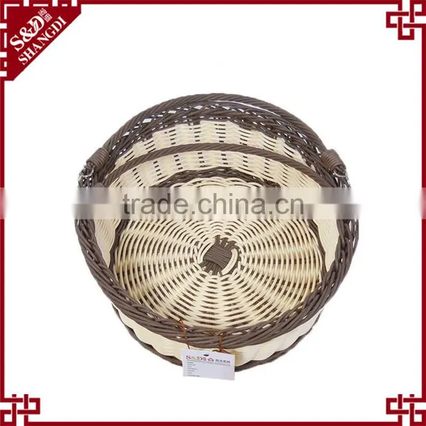 Guangxi Factory Widely Use Storage Handwoven Basket Boutique Display Rack photo-2