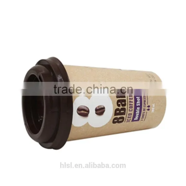 IML Plastic Coffee Cup With Lid and Straw,PP Coffee Cup Disposable,Food Grade Anti-Counterfeiting Coffe Cups. photo-3