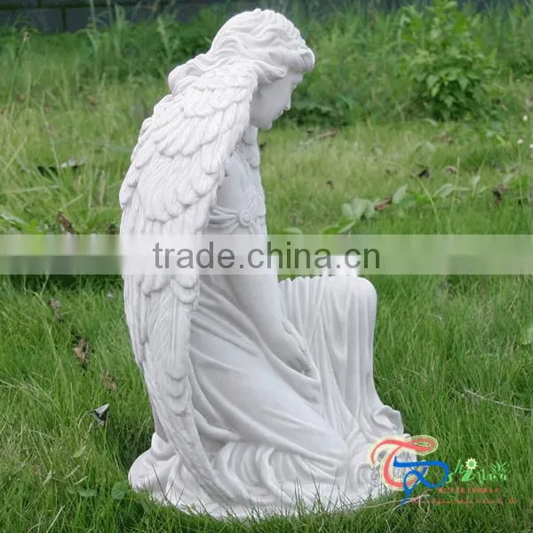 Modern Outdoor Large Garden Decor Resin Ornament Angel Figurine photo-3