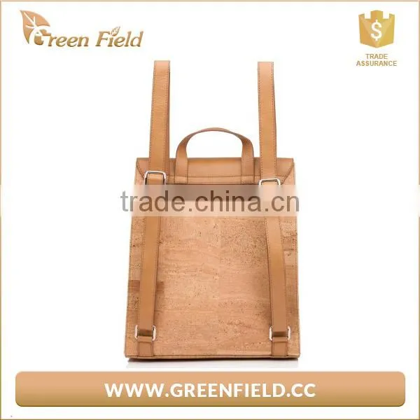 Portugal Backpack Cork Bag 2017 Fashion Girl photo-3