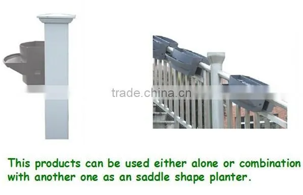 Hydroponic Systems Rail Planter, Vertical Garden Plastic Decorative Planters photo-2