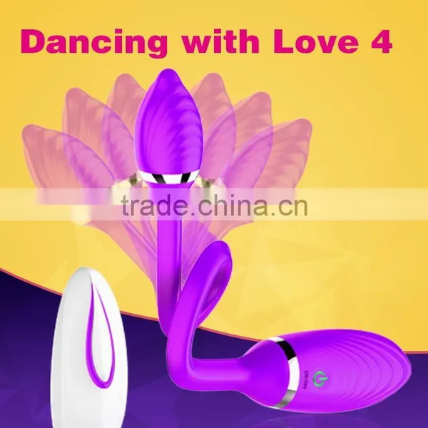 INS Dancing With Love 4 New Sex Love Remote Control Double Vibrating Eggs for Woman photo-2