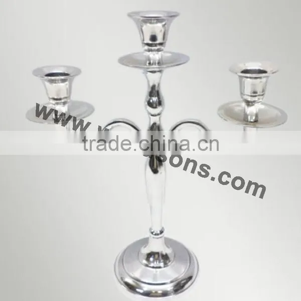 ALUMINIUM CANDELABRA 5 LIGHT FOR WEDDING DECORATION photo-2