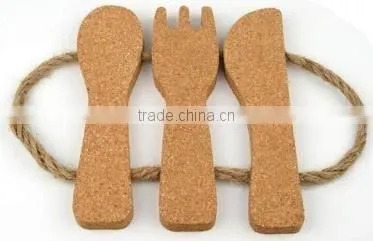 Fashional Stain Resistant Cork Kitchen Tableware Pads Table Mat+ photo-2