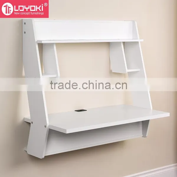2016 NEW Design Computer Desk Living Room Table Furniture MDF Wooden Cheap Wall Mounted Desk photo-2
