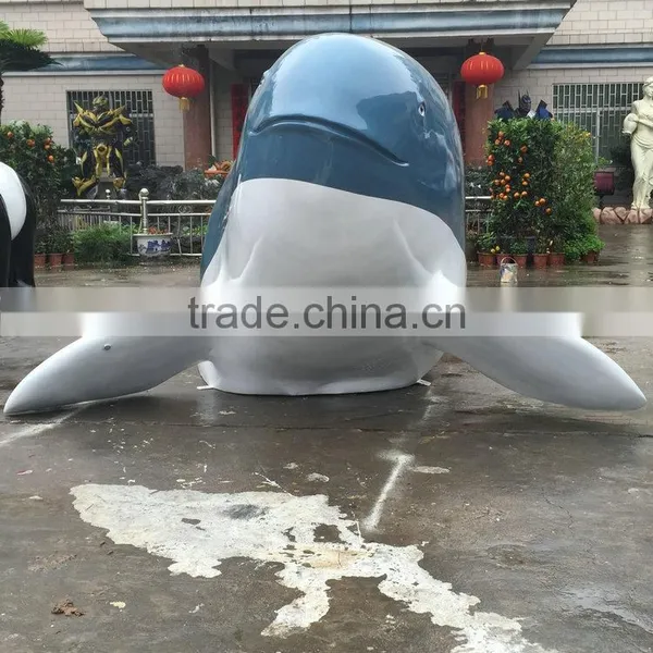 Fiberglass Whale Statue photo-3