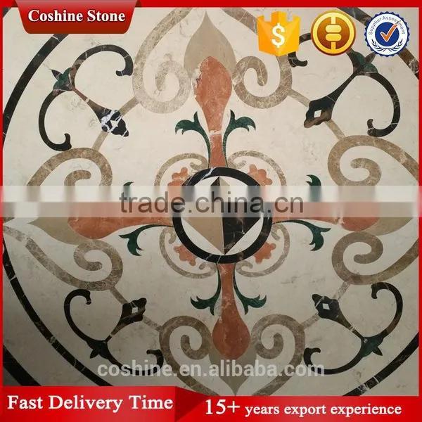 Nice Quality Waterjet Marble Pattern Floor Tile photo-2
