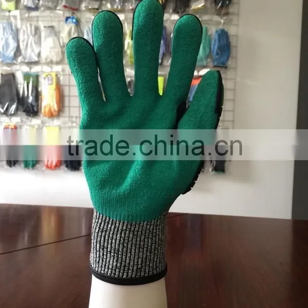 Cut Resistance Gloves ! TPR Back Impact Gloves photo-3