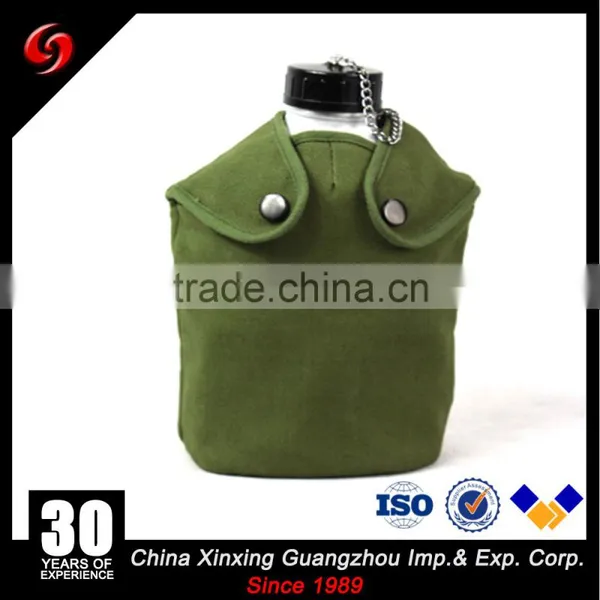 Portable 1L Military Army Aluminum Water Bottle Canteen With Storage Bag and Aluminum Mess Tin photo-2