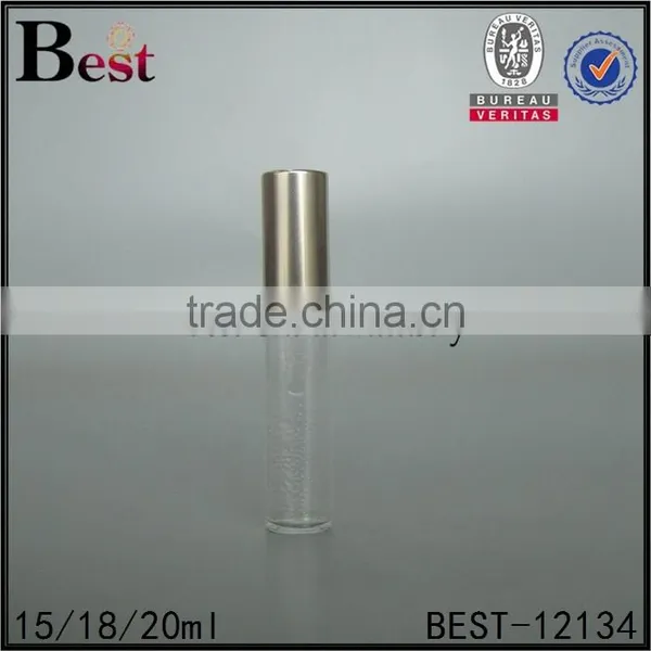 Cosmetic Packaging High Quality Clear Tube Glass Roll Bottle Roll on Perfume Bottle With Gold Cap Best Sellers China photo-6