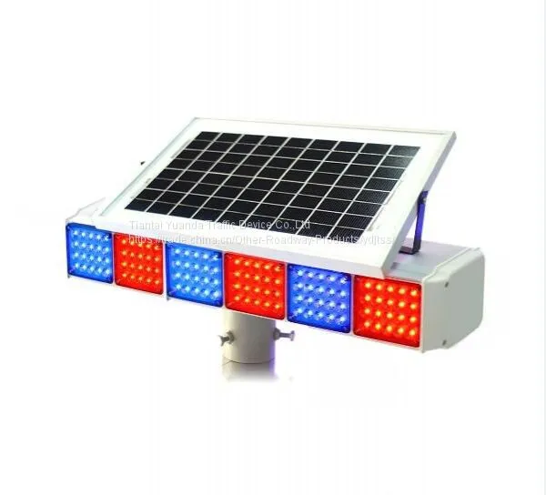 All size of solar traffic flashing light 2 strobes/3 strobes/4 strobes/6 strobes
