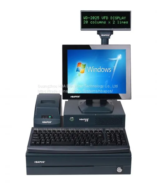 HBA-GL200 Pos System All in One /pos Machine All in One /pos Equipment All in One/cash System All in One photo-5