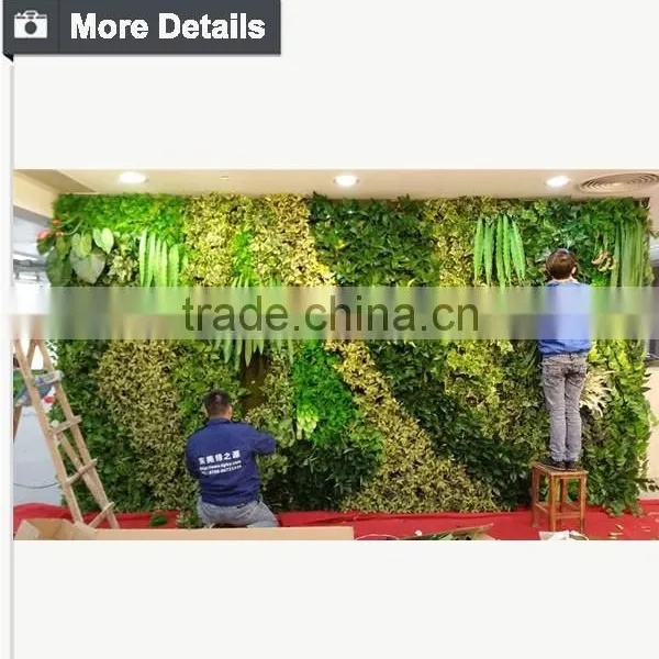 High Quality Artificial Vertical Garden Cheap Green Artificial Plants Wall photo-6