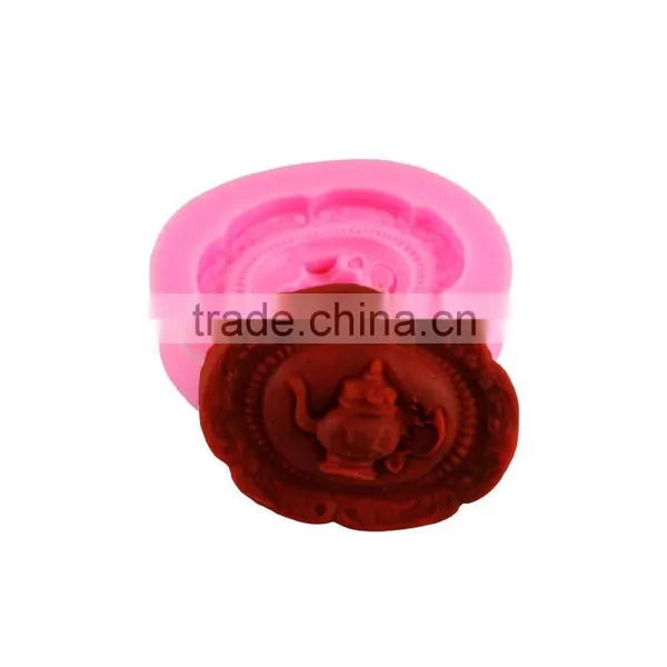 Silicone Cake Mould Chocolate Mould Cake Baking Tool Cake Decorating Mold - Small Teapot 1688 Agent photo-2