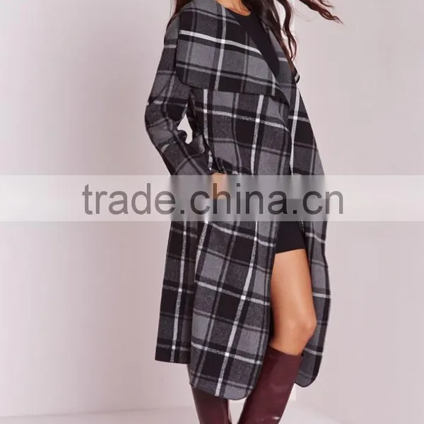 Ladies Fancy Printed Longline Waterfall Winter Coats photo-3