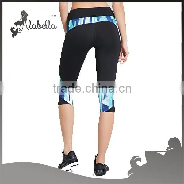 Sublimation Print Leggings Wholesale Latest Design Capri photo-2