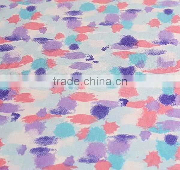 Woman Sexy Fabric Breathable Printed Jersey Knit Fabric photo-3