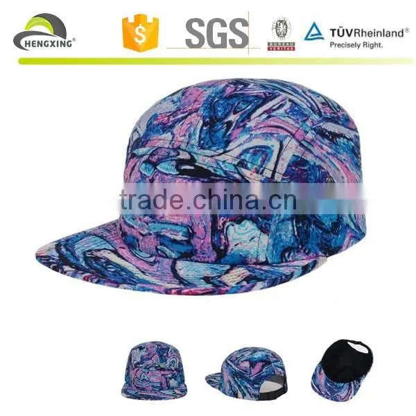 Stylish Leather Strap Poke Dot 5 Panel Hat photo-3