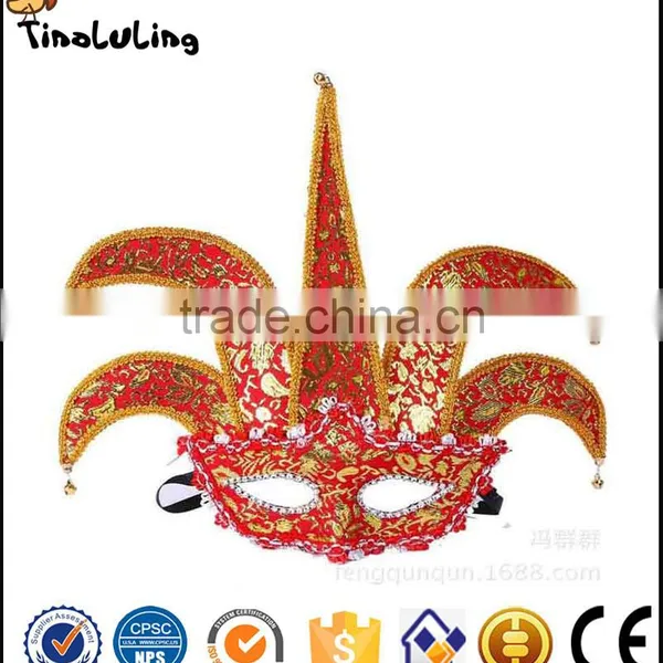 Halloween Funny Costume Mask Clown Half Face Mask photo-3