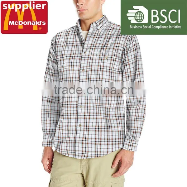 2017 Trend High Quality Large Size Plaid Shirt photo-2