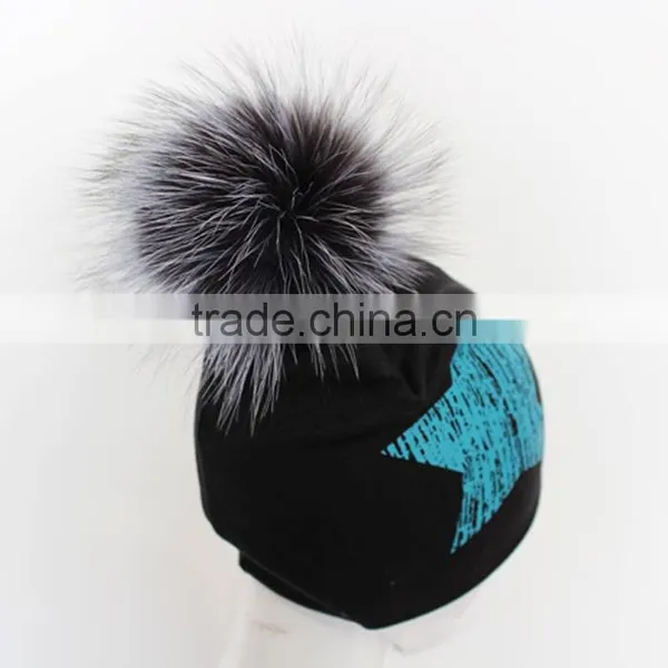 MYFUR Star Cute Baby Knitted Soft Warm Cotton Beanie Hat For Baby Boy or Girl Hat Winter Hats New Born photo-2