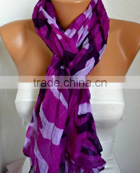 Purple Camouflage Scarf,Spring Summer Shawl Cowl Scarf Shawl Scarf Lavender Gift Ideas For Her Women Fashion Accessories Mother' photo-3