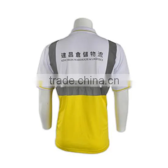 ANSI Class 3 EN471 Hi Vis High Visibility Reflective Safety Clothing Polo Shirt photo-3
