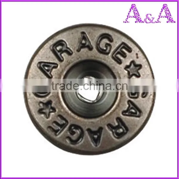 Supply Top Quality BRASS JEANS BUTTONS Jeans Buttons 18L-40L photo-3