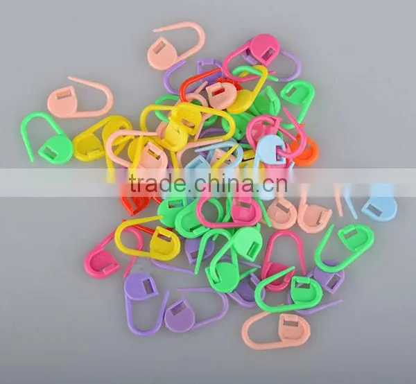 80PCS Mixed Color Corchet Sewing Knitting Ring/Stitch Closed Maker photo-2