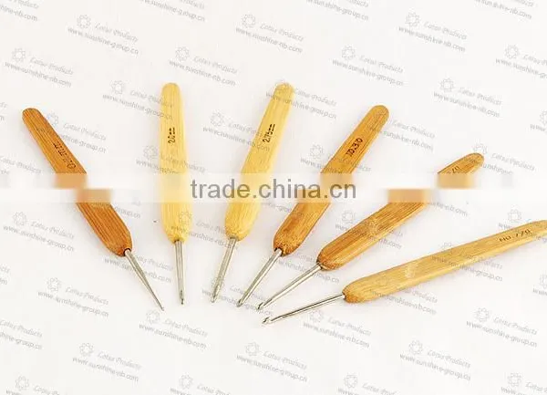 Sewing Accessories Bamboo Handle Crochet Hook Bamboo Crochet Hook photo-2