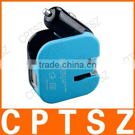 Double USB Charger Traveling Creative Car Wall Filled With Smart Phone Charger photo-4