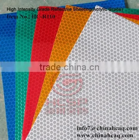 High Visibility Reflective Sheeting for Roadway Safety