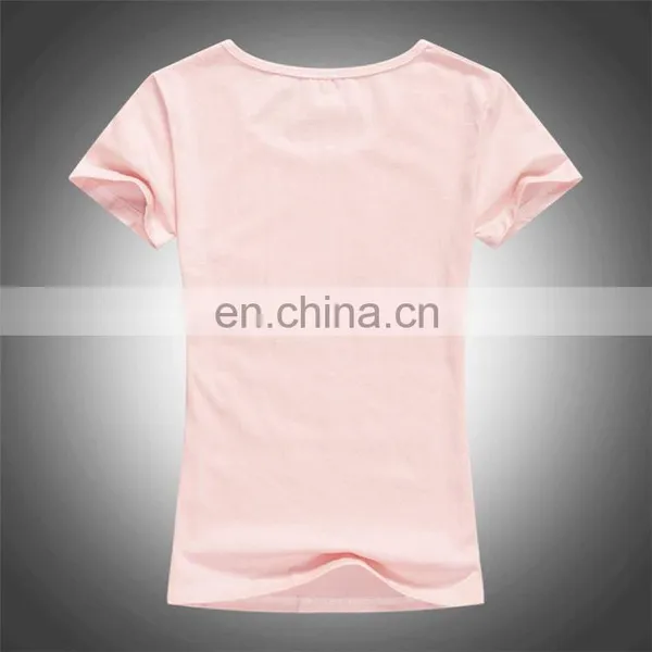 Factory Supply Excellent Quality Ladies' T-shirt With Many Colors photo-3
