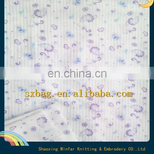 Shaoxing Textile T/C Drop Needle Printed Knitting Polyester Cotton Interlock Fabric photo-5