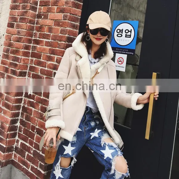 2016 Fashion Furable Coat Genuine Sheep Fur Double Face Fur Jackets photo-3