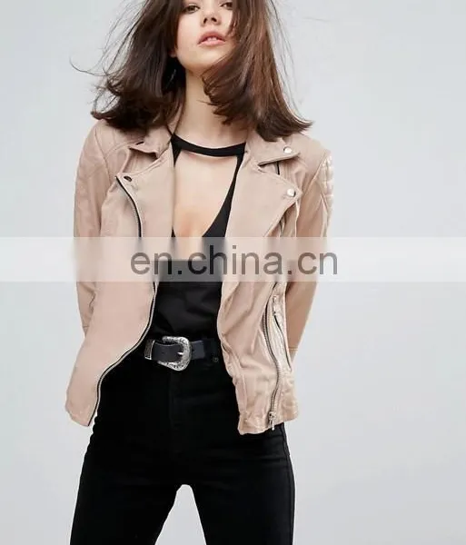 Latest New Design Women PU Winter Jackets photo-2