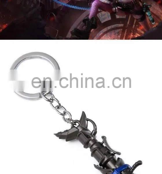 New Products Key Chain League of Legends Jinx Key Chain photo-2