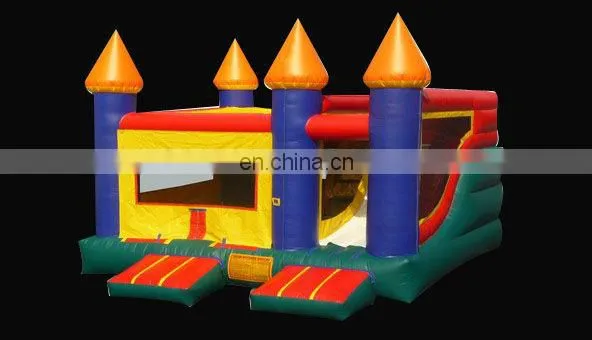 inflatable combo moonwalk/castle inflate combo