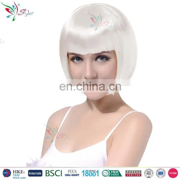 Styler Brand Wholesale Sexy Bob Style Hair Wig Women 10 Inch Short Red Wig photo-6