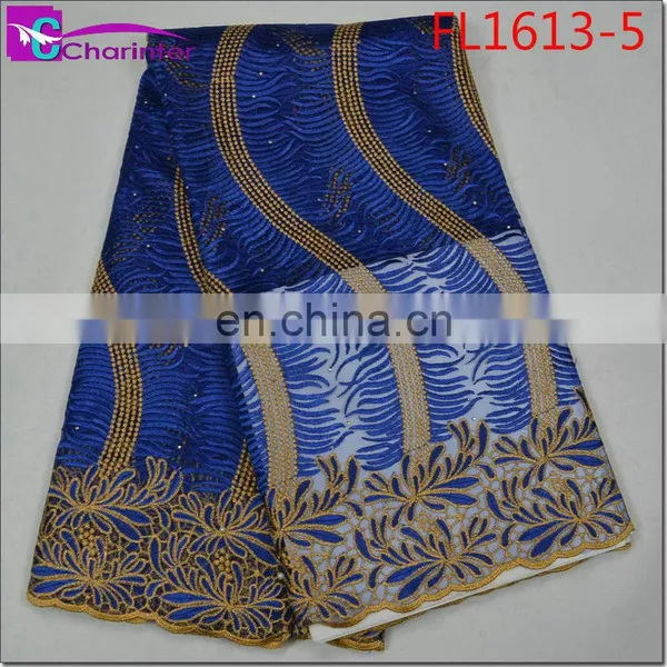 Hot Sale Charinter African French Lace Fabrics FL1613 photo-5