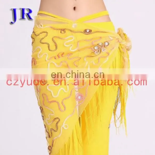 High Embroidery Net Cloth Belly Dance Waist Belt Y-2018# photo-3
