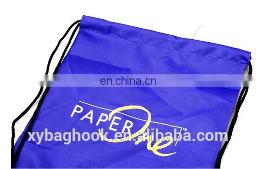 Custom Printing Logo Waterproof Nylon Drawstring Bag photo-4
